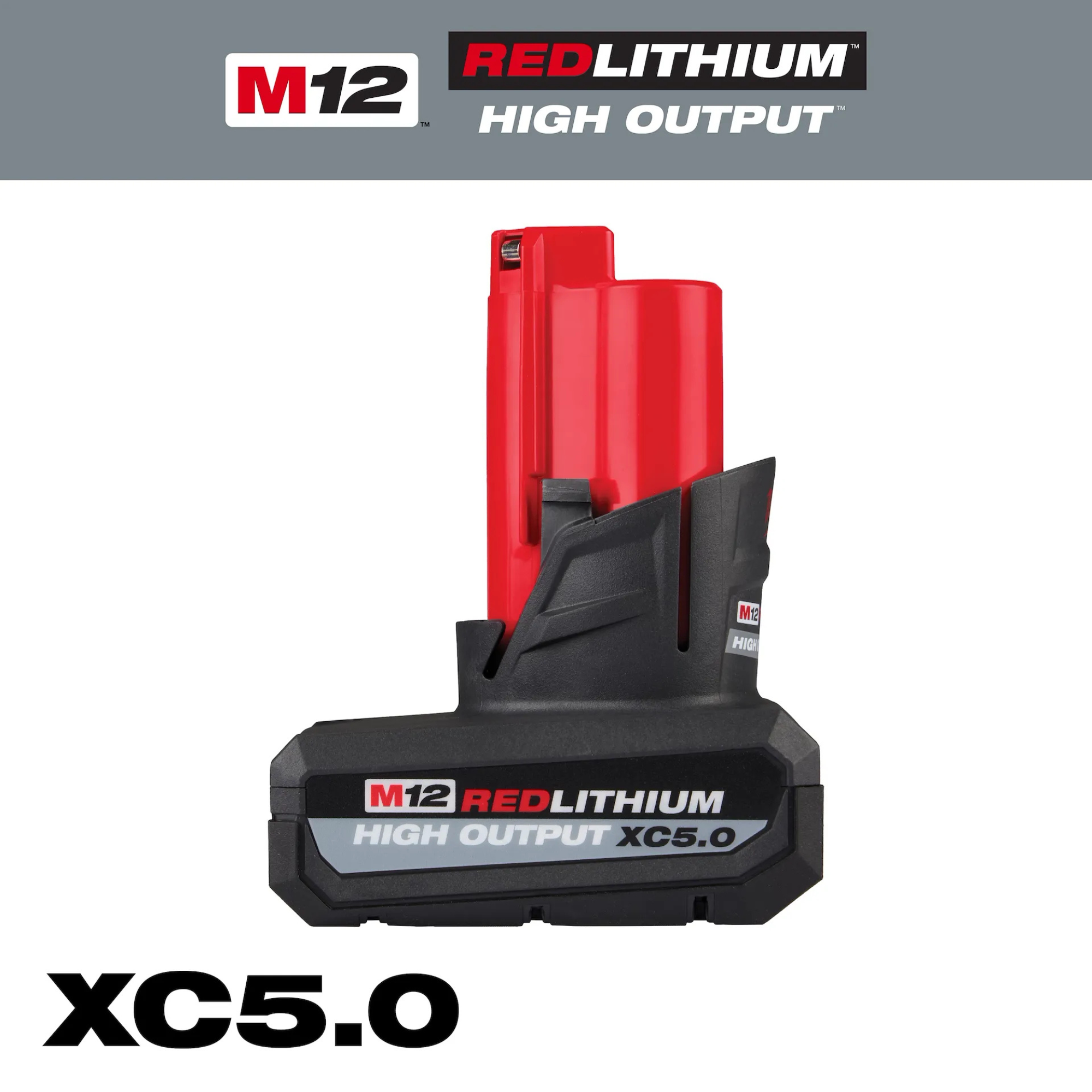 Milwaukee M12 REDLITHIUM HIGH OUTPUT XC5.0 Battery Pack from Columbia Safety